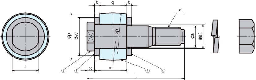 NBK FCL-160 Flexible Flanged Shaft Coupling - Made in Japan - Buy Couplings online - Fast US Shipping