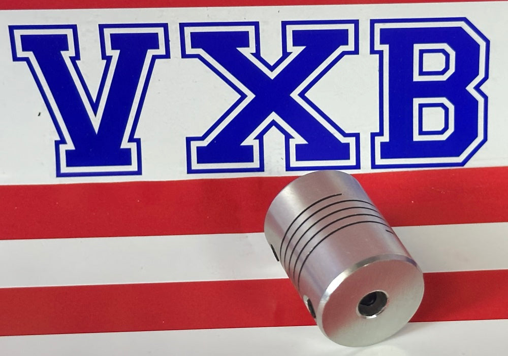 Flexible Parallel Aluminium Jaw Shaft CNC Coupling D19-L25-5x5mm - Fast Shipping - only $19.99