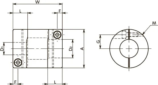 XGT2-44C-15-15 High-Gain rubber-Type Flexible Coupling - NBK Japan - Fast Shipping - only $221.99