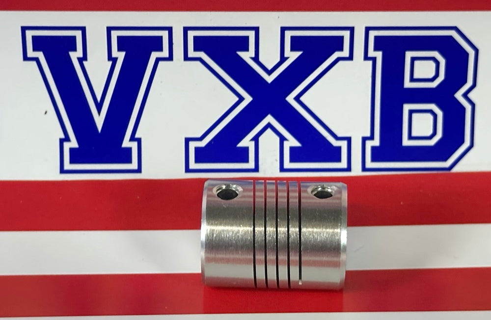 Flexible Parallel Aluminium Jaw Shaft CNC Coupling D19-L25-5x5mm - Fast Shipping - only $19.99