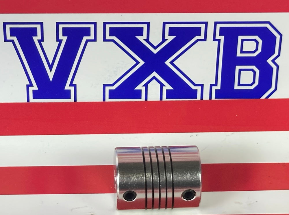 Flexible Parallel Aluminium Jaw Shaft CNC Coupling D19-L25-5x7MM - Fast Shipping - only $19.99