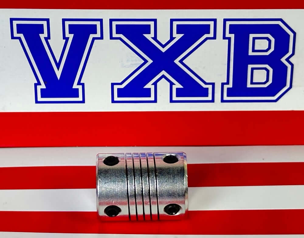 Flexible Parallel Aluminium Jaw Shaft CNC Coupling D19-L25-6x6.35MM - Fast Shipping - only $19.99