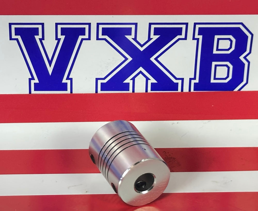 Flexible Parallel Aluminium Jaw Shaft CNC Coupling D19-L25-5x7MM - Fast Shipping - only $19.99