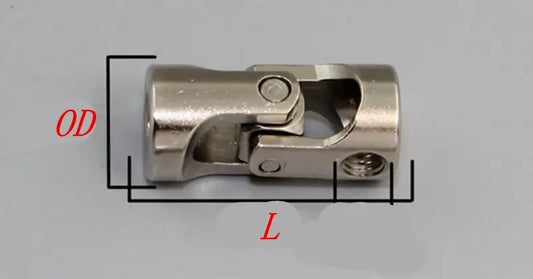 3mm to 3mm Miniature Cardan Joint Coupling 3mm-3mm With Set Screw M3 - Fast Shipping - only $9.99