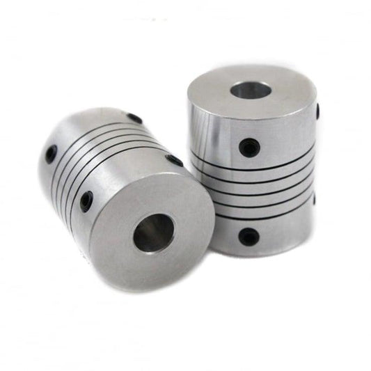Flexible Parallel Aluminium Jaw Shaft CNC Coupling D19-L25-4X8MM - Fast Shipping - only $19.99