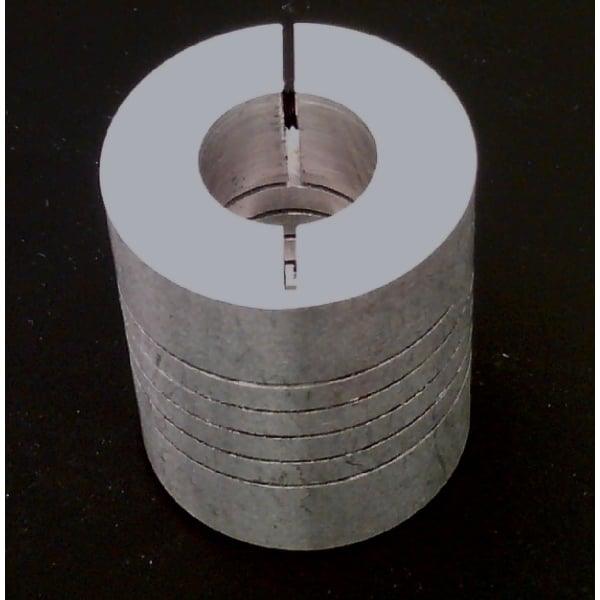 Flexible Parallel CNC Coupling D18-L25-6.35x1/4" to 8mm - Fast Shipping - only $19.99