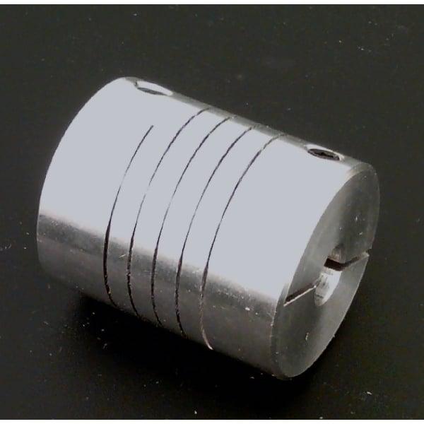Flexible Parallel CNC Coupling D18-L25-6.35x1/4" to 8mm - Fast Shipping - only $19.99