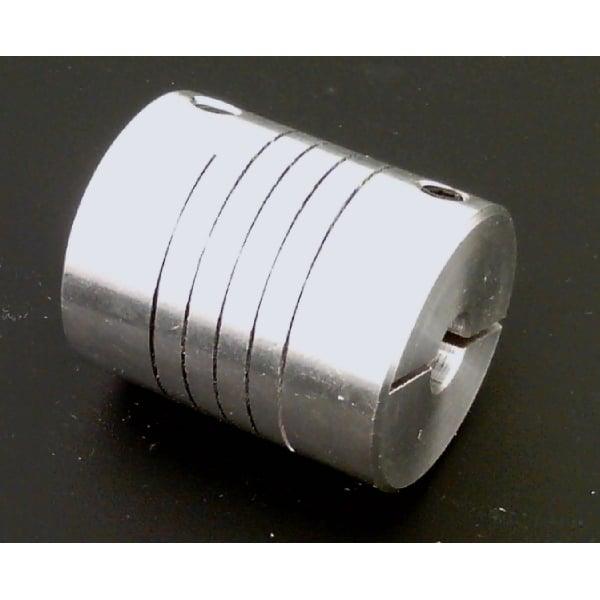 Flexible Parallel CNC Coupling D18-L25-6.35x1/4" to 8mm - Fast Shipping - only $19.99