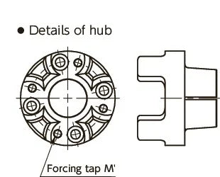 MJB-55-RD 15mm to 24mm Jaw-type Flexible Coupling - NBK Japan - Fast Shipping - only $475.99
